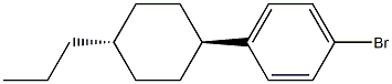 4-(trans-4-propylcyclohexyl)bromobenzene Struktur