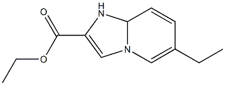 ethyl 6-ethyl-1,8a-dihydroimidazo[1,2-a]pyridine-2-carboxylate Struktur