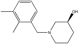 (3S)-1-(2,3-dimethylbenzyl)piperidin-3-ol Struktur