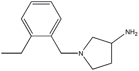 1-(2-ethylbenzyl)pyrrolidin-3-amine Struktur