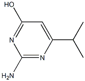 2-amino-6-(1-methylethyl)pyrimidin-4-ol Struktur