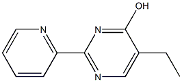 5-ethyl-2-pyridin-2-ylpyrimidin-4-ol Struktur