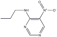 5-nitro-N-propylpyrimidin-4-amine Struktur