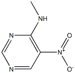 N-methyl-5-nitropyrimidin-4-amine Struktur