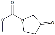 3-OXO-PYRROLIDINE-1-CARBOXYLIC ACID METHYL ESTER Struktur