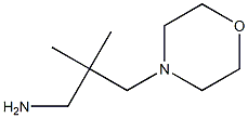 2,2-DIMETHYL-3-MORPHOLIN-4-YLPROPAN-1-AMINE Struktur