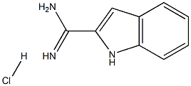 1H-Indole-2-carboxamidine HCl Struktur