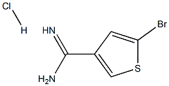 5-Bromo-thiophene-3-carboxamidine HCl Struktur