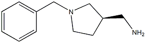 (R)-1-BENZYL-3-(AMINOMETHYL) PYRROLIDINE Struktur