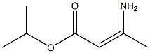 3-AMINO-2-BUTENOIC ACID ISOPROPYL ESTER Struktur