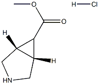 methyl (1R,5S)-3-azabicyclo[3.1.0]hexane-6-carboxylate hydrochloride Struktur