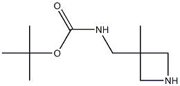 (3-methyl-azetidin-3-ylmethyl)-carbamic acid tert-butyl ester Struktur