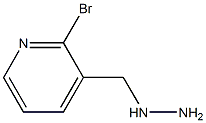 1-((2-bromopyridin-3-yl)methyl)hydrazine Struktur