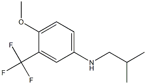 3-(trifluoromethyl)-N-isobutyl-4-methoxybenzenamine Struktur