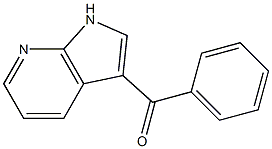 3-BENZOYL-7-AZAINDOLE Struktur