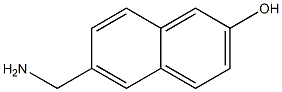 6-(aminomethyl)naphthalen-2-ol Struktur