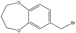 7-(bromomethyl)-3,4-dihydro-2h-benzo[b][1,4]dioxepine Struktur