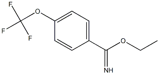 ethyl 4-(trifluoromethoxy)benzoimidate Struktur