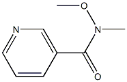 N-methoxy-N-methylnicotinamide Struktur