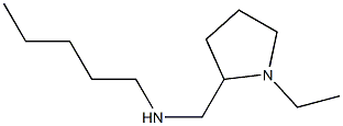 [(1-ethylpyrrolidin-2-yl)methyl](pentyl)amine Struktur