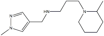 [(1-methyl-1H-pyrazol-4-yl)methyl][3-(2-methylpiperidin-1-yl)propyl]amine Structure