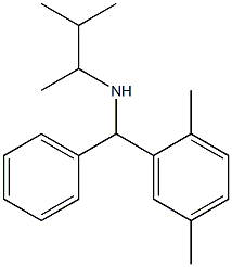 [(2,5-dimethylphenyl)(phenyl)methyl](3-methylbutan-2-yl)amine Struktur