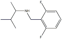 [(2,6-difluorophenyl)methyl](3-methylbutan-2-yl)amine Struktur