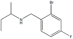 [(2-bromo-4-fluorophenyl)methyl](butan-2-yl)amine Struktur