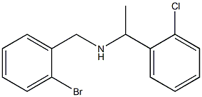 [(2-bromophenyl)methyl][1-(2-chlorophenyl)ethyl]amine Struktur