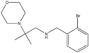 [(2-bromophenyl)methyl][2-methyl-2-(morpholin-4-yl)propyl]amine Struktur