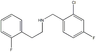 [(2-chloro-4-fluorophenyl)methyl][2-(2-fluorophenyl)ethyl]amine Struktur