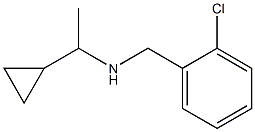 [(2-chlorophenyl)methyl](1-cyclopropylethyl)amine Struktur