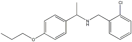 [(2-chlorophenyl)methyl][1-(4-propoxyphenyl)ethyl]amine Struktur