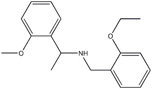 [(2-ethoxyphenyl)methyl][1-(2-methoxyphenyl)ethyl]amine Struktur