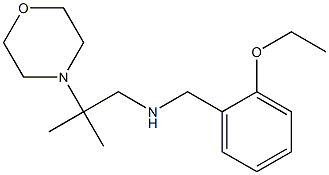 [(2-ethoxyphenyl)methyl][2-methyl-2-(morpholin-4-yl)propyl]amine Struktur