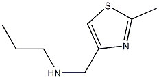 [(2-methyl-1,3-thiazol-4-yl)methyl](propyl)amine Struktur