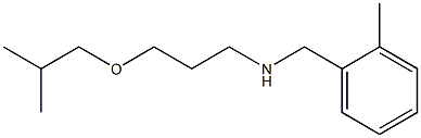 [(2-methylphenyl)methyl][3-(2-methylpropoxy)propyl]amine Struktur