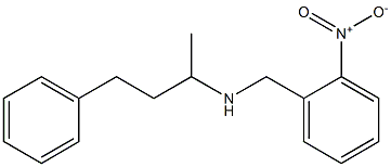 [(2-nitrophenyl)methyl](4-phenylbutan-2-yl)amine Struktur