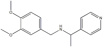 [(3,4-dimethoxyphenyl)methyl][1-(pyridin-4-yl)ethyl]amine Struktur