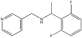 [1-(2,6-difluorophenyl)ethyl](pyridin-3-ylmethyl)amine Struktur