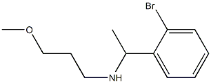 [1-(2-bromophenyl)ethyl](3-methoxypropyl)amine Struktur