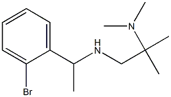 [1-(2-bromophenyl)ethyl][2-(dimethylamino)-2-methylpropyl]amine Struktur