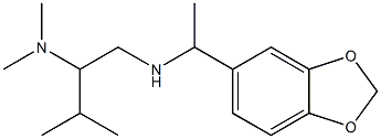 [1-(2H-1,3-benzodioxol-5-yl)ethyl][2-(dimethylamino)-3-methylbutyl]amine Struktur