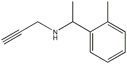 [1-(2-methylphenyl)ethyl](prop-2-yn-1-yl)amine Struktur