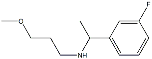 [1-(3-fluorophenyl)ethyl](3-methoxypropyl)amine Struktur