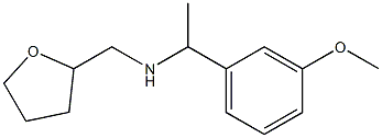 [1-(3-methoxyphenyl)ethyl](oxolan-2-ylmethyl)amine Struktur