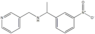 [1-(3-nitrophenyl)ethyl](pyridin-3-ylmethyl)amine Struktur