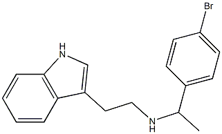 [1-(4-bromophenyl)ethyl][2-(1H-indol-3-yl)ethyl]amine Struktur