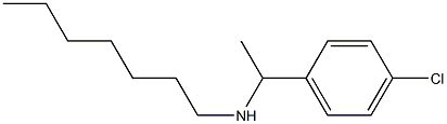 [1-(4-chlorophenyl)ethyl](heptyl)amine Struktur