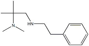 [2-(dimethylamino)-2-methylpropyl](2-phenylethyl)amine Struktur